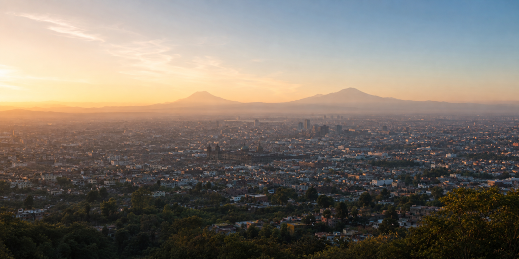 Panorámica de Ciudad de México