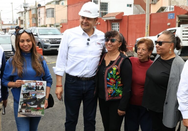 Gobierno del Estado transforma vialidades con apoyo de Pemex y trenes de pavimento