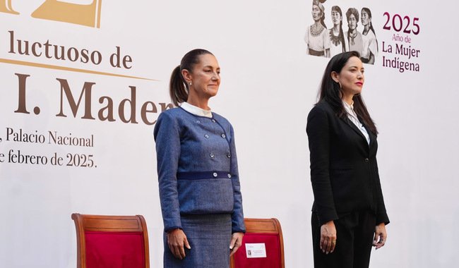 Presidenta Claudia Sheinbaum encabeza conmemoración del 112 aniversario luctuoso de Francisco I. Madero