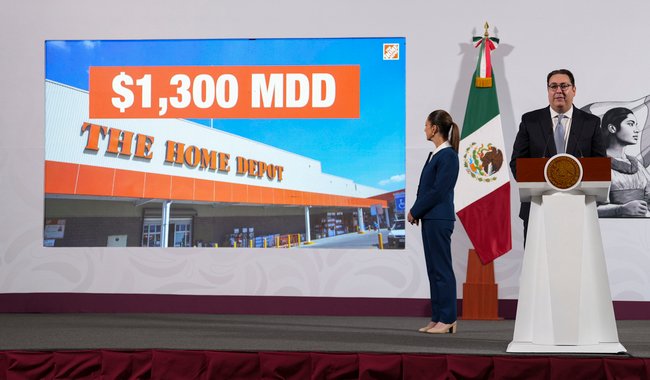 Como parte del Plan México, The Home Depot anuncia inversión de mil 300 mdd de 2025 a 2028