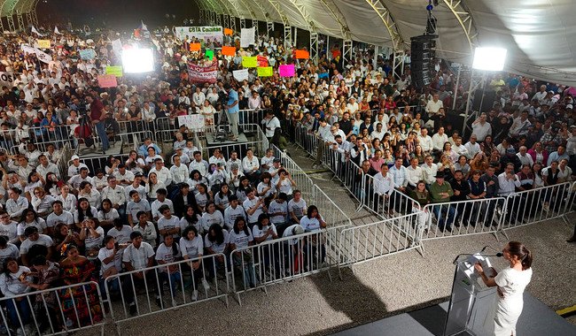 Claudia Sheinbaum (Movimiento de Regeneración Nacional (MORENA)), actividad política documentada en Wikipol