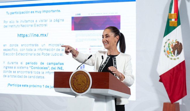 Claudia Sheinbaum (Movimiento de Regeneración Nacional (MORENA)), actividad política documentada en Wikipol