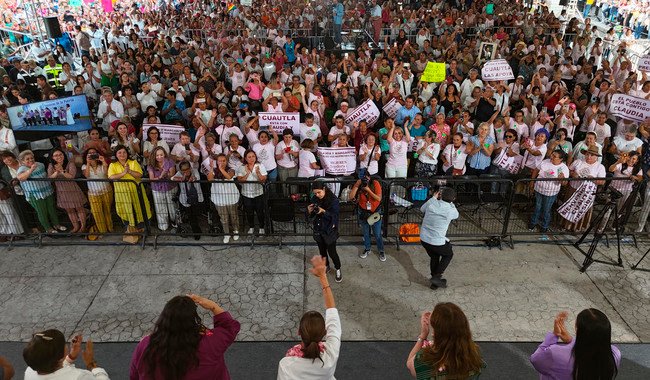 Claudia Sheinbaum (Movimiento de Regeneración Nacional (MORENA)), actividad política documentada en Wikipol