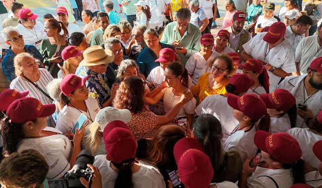 Claudia Sheinbaum (Movimiento de Regeneración Nacional (MORENA)), actividad política documentada en Wikipol
