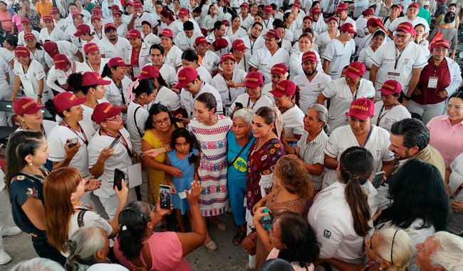 Claudia Sheinbaum (Movimiento de Regeneración Nacional (MORENA)), actividad política documentada en Wikipol