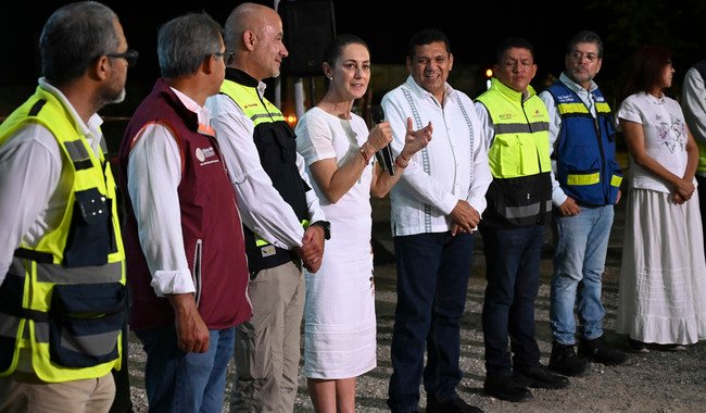 Supervisa Presidenta Claudia Sheinbaum ampliación de la carretera Macuspana-Escárcega; será inaugurada en tres años
