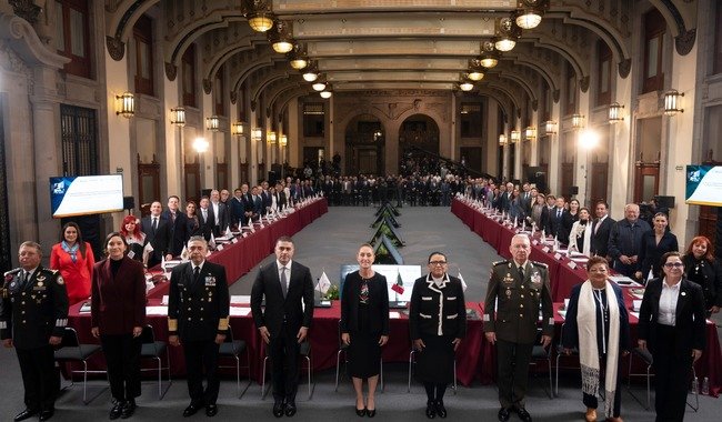 Juntos vamos a reducir la extorsión: Presidenta Claudia Sheinbaum en la 52 Sesión Ordinaria del Consejo Nacional de Seguridad Pública