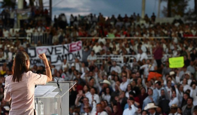 Claudia Sheinbaum (Movimiento de Regeneración Nacional (MORENA)), actividad política documentada en Wikipol