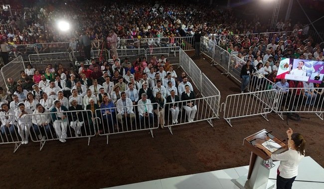 Claudia Sheinbaum (Movimiento de Regeneración Nacional (MORENA)), actividad política documentada en Wikipol