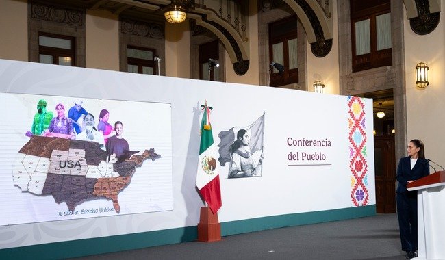 Migrantes mexicanos exponen en “La Mañanera del Pueblo” sus aportaciones a la economía de EUA y México