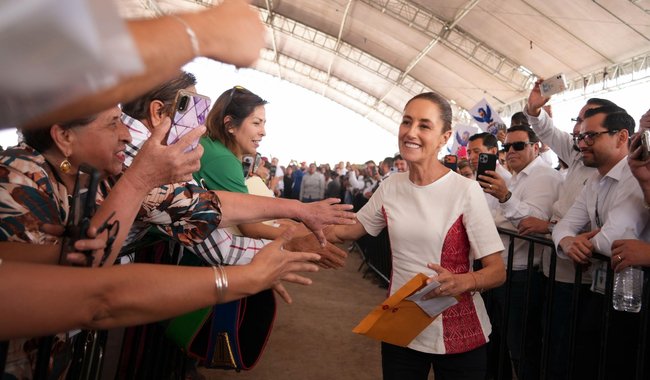 Claudia Sheinbaum (Movimiento de Regeneración Nacional (MORENA)), actividad política documentada en Wikipol