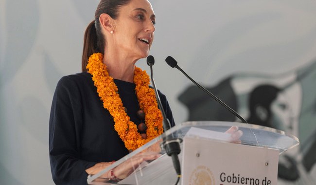 Presidenta supervisa obra del Hospital Comunitario IMSS Bienestar de Maruata, Michoacán, se inaugura el 15 de agosto