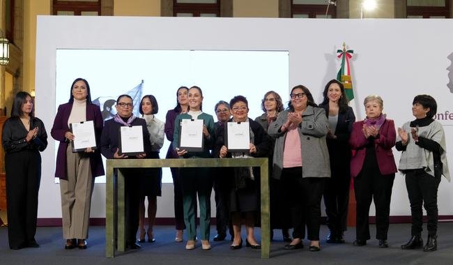 Presidenta Claudia Sheinbaum presenta reformas constitucionales para proteger y ampliar los derechos de las mujeres