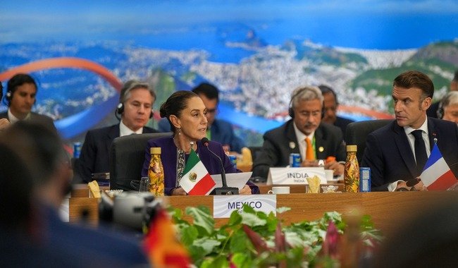 En G20, presidenta Claudia Sheinbaum propone reforma al Consejo de Seguridad de la Naciones Unidas
