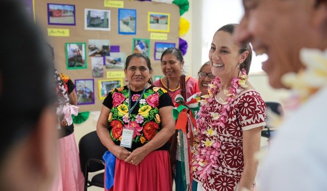 Inaugura presidenta Claudia Sheinbaum centro de salud docente con servicios ampliados del IMSS Bienestar en Santiago Astata, Oaxaca