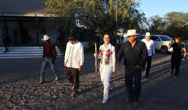 Como parte del Plan de Justicia, presidenta Claudia Sheinbaum inaugura universidad del pueblo Yaqui en Vícam, Sonora