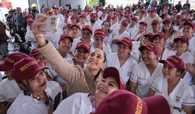 Claudia Sheinbaum (Movimiento de Regeneración Nacional (MORENA)), actividad política documentada en Wikipol