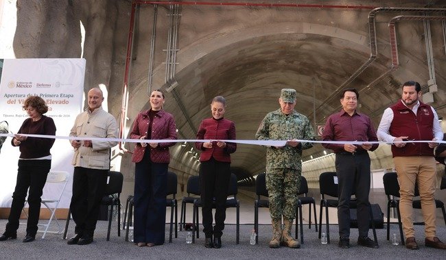 En México construimos puentes en vez de muros: Presidenta Claudia Sheinbaum al inaugurar primera etapa del Viaducto Elevado de Tijuana